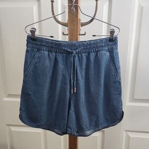 Women's Denim Blue Shorts